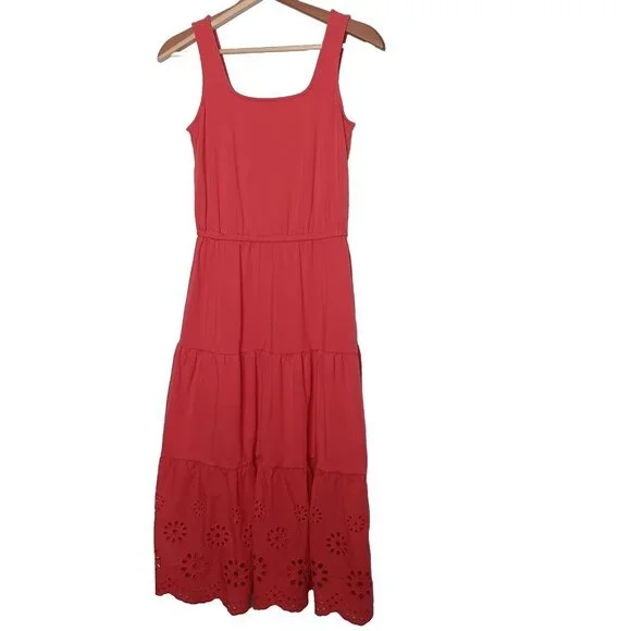 Talbots | Dresses | Talbots Petite P Dress Sleeveless Salmon Peach Knit Eyelet Sun Spring Summer | Poshmark Talbots | Dresses | Talbots Petite P Dress Sleeveless Salmon Peach Knit Eyelet Sun Spring Summer | Poshmark